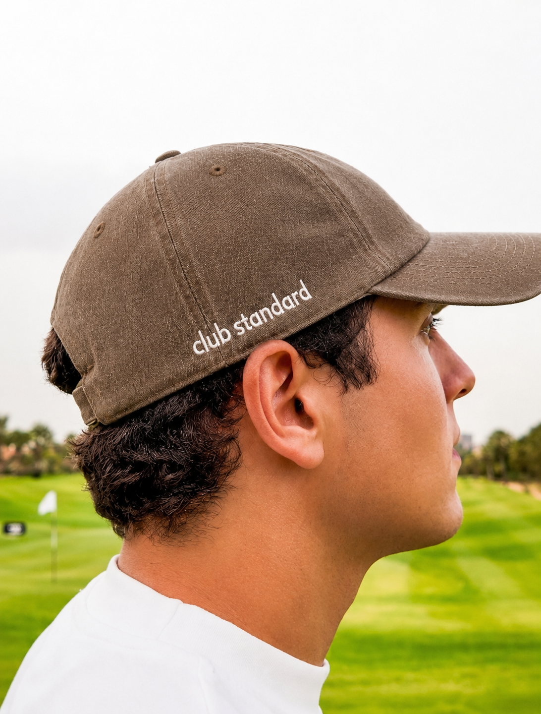 CS “ washed brown “ cap